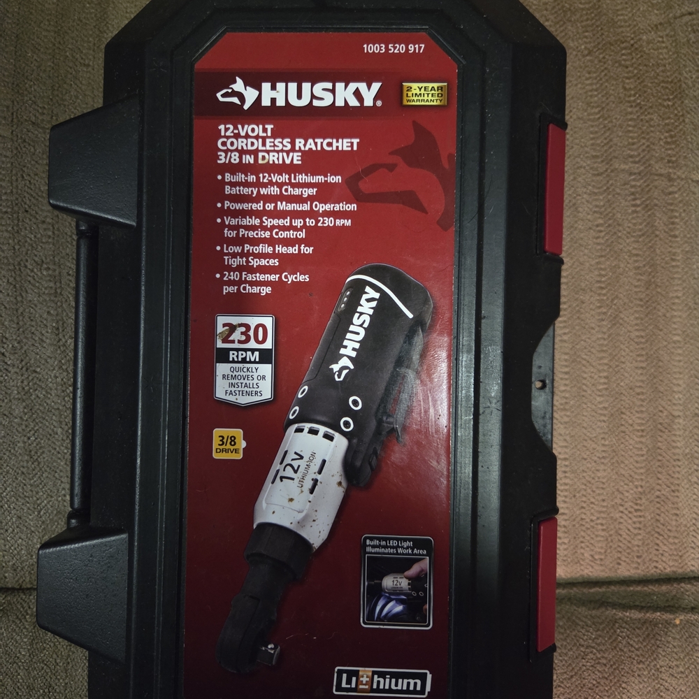 Black Cordless Ratchet 12-Volt